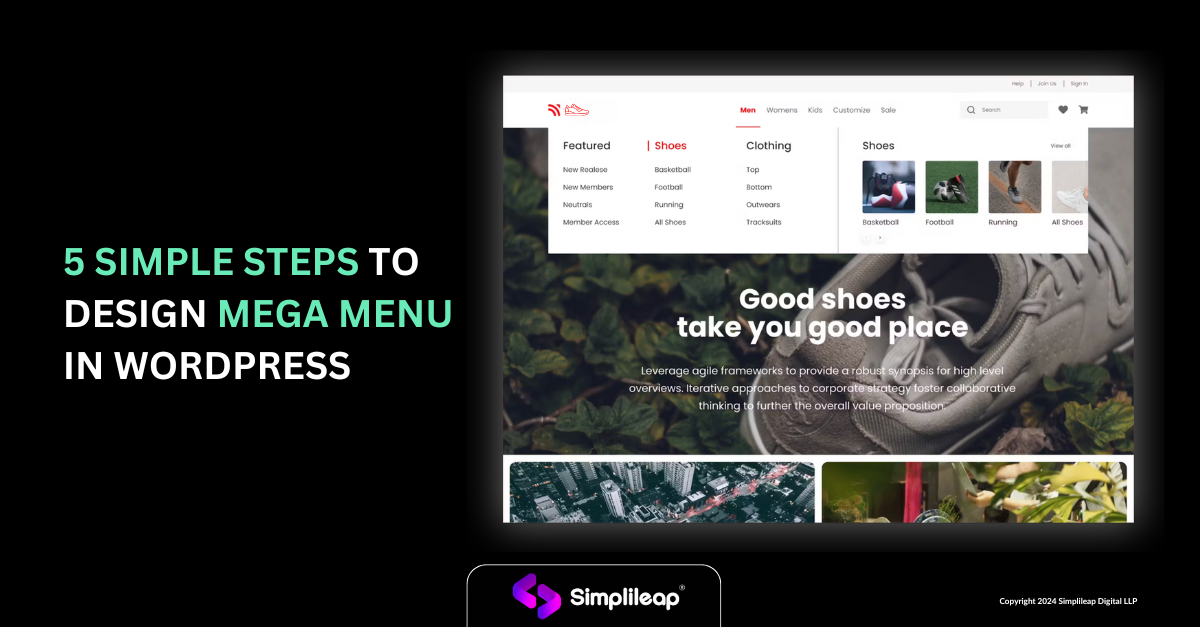 5 Simple Steps to Design a Mega Menu in WordPress - Simplileap